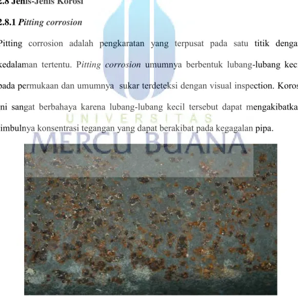 Gambar 2.7: pitting Korosi 
