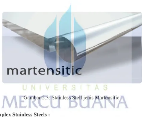 Gambar 2.3: Stainless Stell jenis Martensitic 