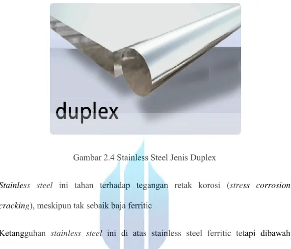 Gambar 2.4 Stainless Steel Jenis Duplex 