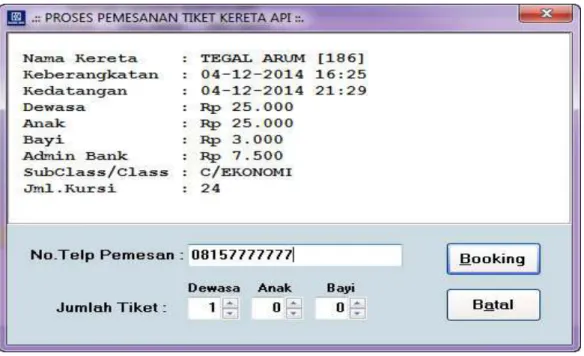 Gambar 14B ooking Tiket Kereta Api 