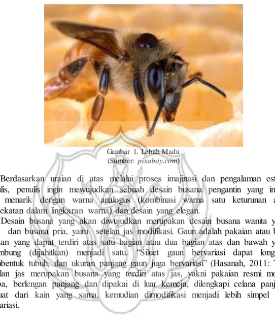 Gambar  1.  Lebah Madu  (Sumber:  pixabay.com) 