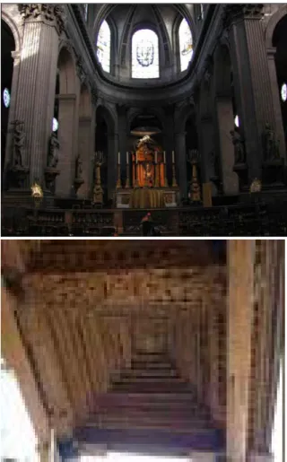 Gambar 9. Plafon Gereja Katolik dan bangunan Jawa (Setya- (Setya-prana, 2006)
