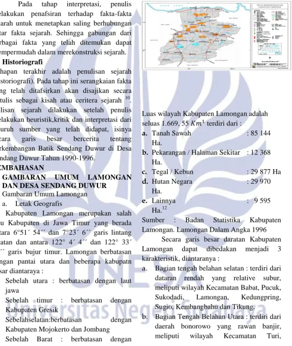 Gambar 2.12  Peta Kabupaten Lamongan 