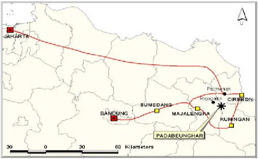 Gambar 3. Peta Mobilitas Petani Desa Padabeunghar 