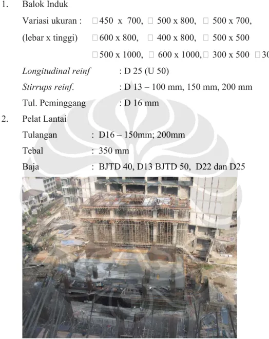 Gambar 4.5   Pembangunan Mezzanine 
