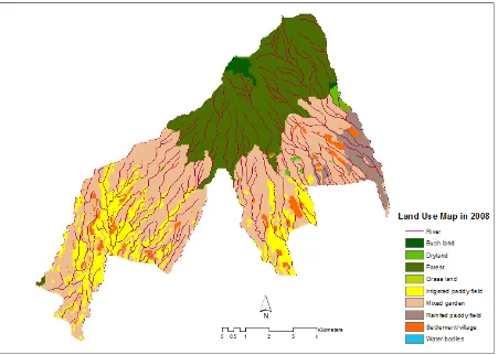 Fig. 3. Landscape types and distribution 