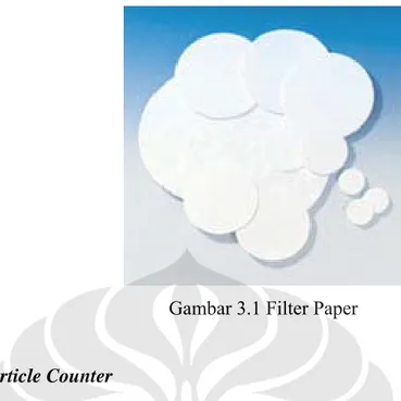 Gambar 3.1 Filter Paper 
