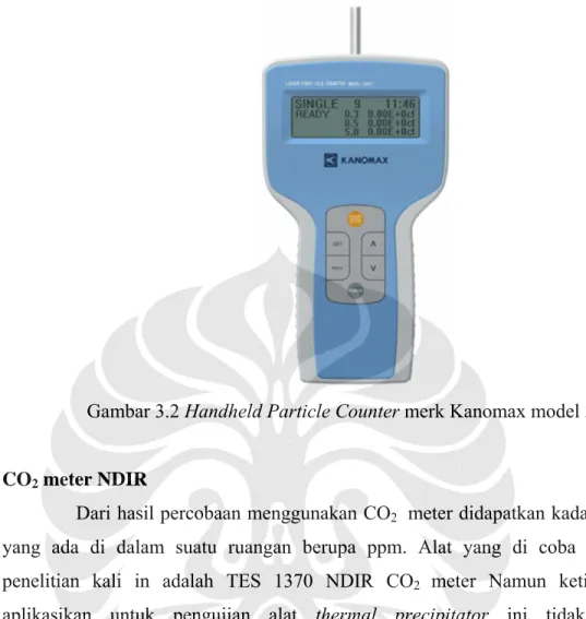 Gambar 3.2 Handheld Particle Counter merk Kanomax model 3887 