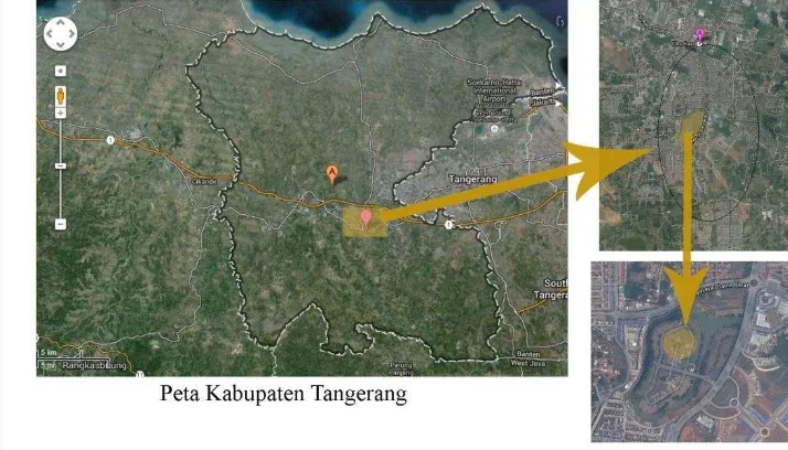 Gambar 2  Lokasi magang (Dinas Kebersihan, Pertamanan, dan Pemakaman                   Kabupaten Tangerang) 