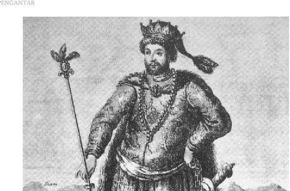 Illustration 2. Penggambaran orang Prancis tentang Raja Narai.