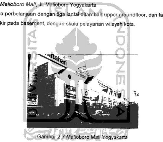 Gambar 2.7 Malioboro Mall Yogyakarta