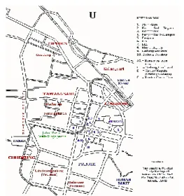 Gambar 5. Peta Topografi Pusat Kota Garut  dan Tasikmalaya pada Abad Ke-20  Sumber: Ronald Gilbert Gill