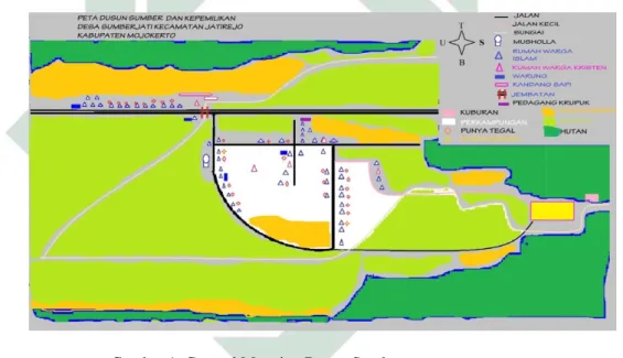 Gambar 1  General Mapping Dusun Sumber secara umum. 