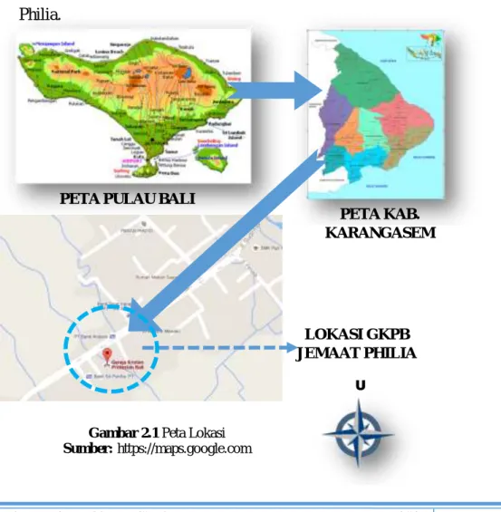 Gambar 2.1 Peta Lokasi  Sumber: https://maps.google.com PETA PULAU BALI 