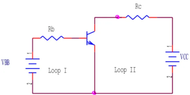 Gambar 2. 6   Rangkaian Transistor Sebagai Saklar