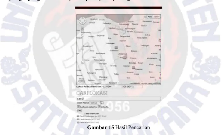 Gambar 15  Hasil Pencarian