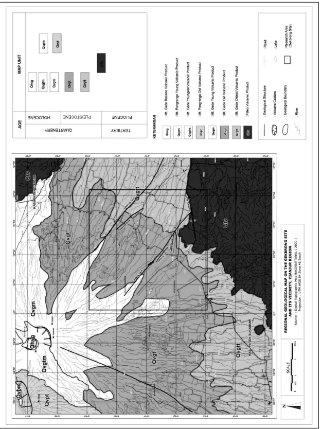 Gambar 6. Peta Geologi daerah studi 