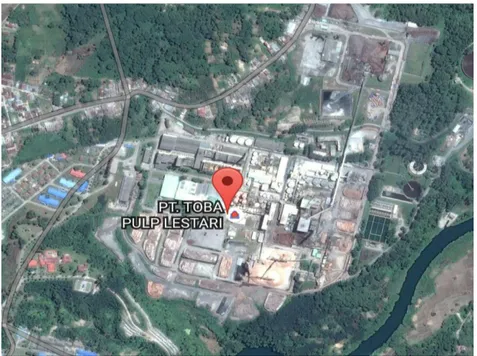 Gambar 1.1 Lokasi PT. Toba Pulp Lestari, Tbk (Google Maps, 2016) 