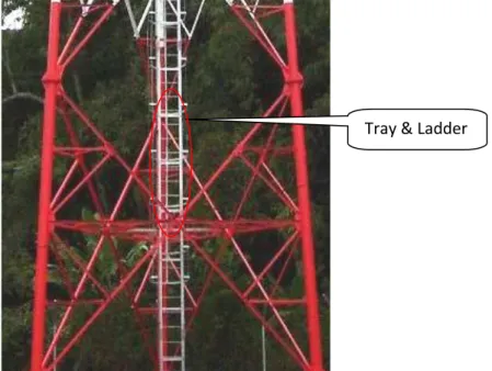 Gambar 2.11 Tray dan ladder pada tower 