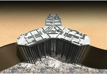 Gambar 3.12 Pondasi Burj Khalifa 