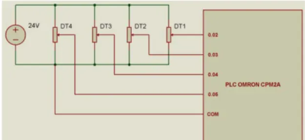 Gambar 3.  Rangkaian input detektor  B.  Rangkaian Input Saklar 