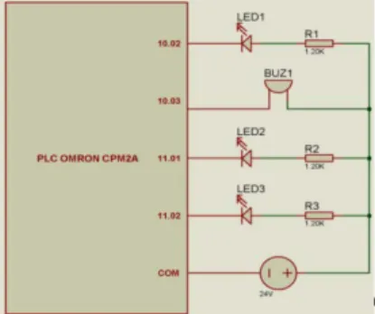 Gambar 6.  Rangkaian output penyelamatan  C.  Rangkaian Output Pemadam Kebakaran 