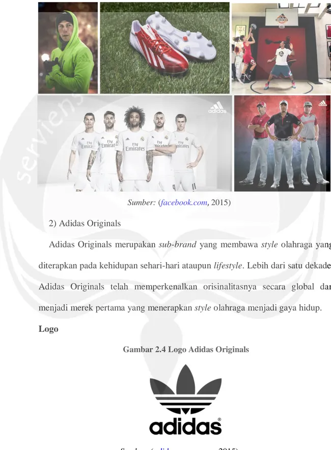 Gambar 2.3 Produk dan Sponsorship Adidas Sport Performance 