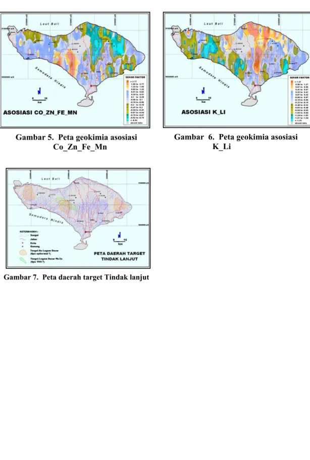 Gambar 5.  Peta geokimia asosiasi                   Co_Zn_Fe_Mn 