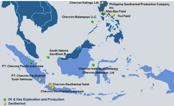 Gambar Wilayah Kerja PT. Chevron Pacific Indonesia 