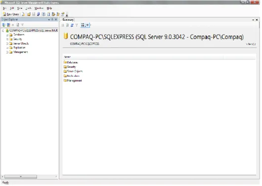 Gambar 2.8  Interface SQL Server