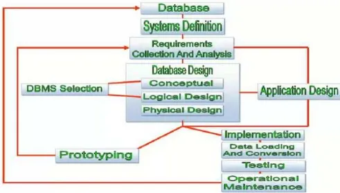 Gambar 2.1 database lifecycle 