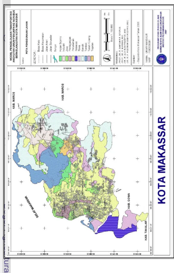 Gambar 38. Peta Penggunaan Lahan Kota Makassar