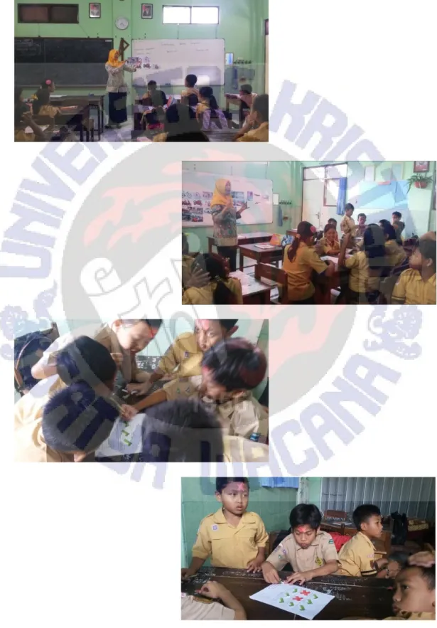 Foto Kegiatan Proses Belajar Mengajar Kelas Eksperimen  SD Negeri Mangunsari 04 