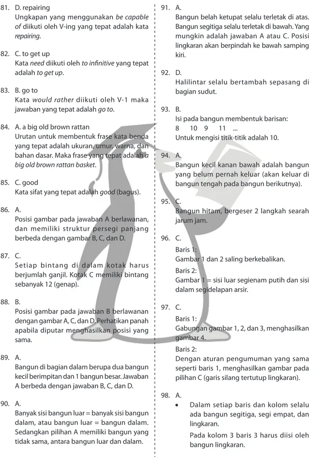 Gambar 1 dan 2 saling berkebalikan.