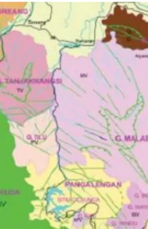 Gambar 1. Geologi Regional Bandung Selatan 
