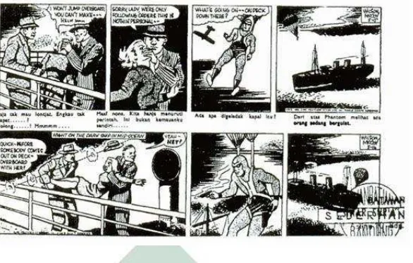 Gambar 2.7 komik Amerika yang dimuat di media massa Indonesia tahun 50-an 