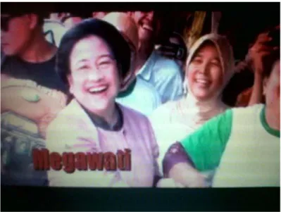 Gambar 5. Visualisasi kedekatan Megawati dengan rakyat
