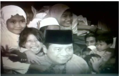 Gambar 11. Visualisasi kedekatan SBY dengan rakyat.