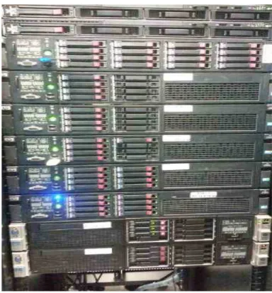Gambar 4.1 DL 380 G7 633408-371 HP Server Proliant  Spesifikasi server : 