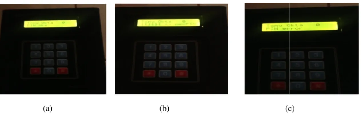 Tabel 1. Tabel Pengujian Sistem Alarm 