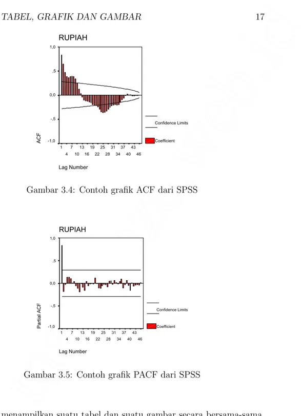 Gambar 3.4: Contoh grafik ACF dari SPSS
