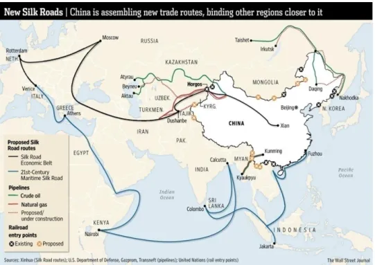 Gambar 4. 6 China Maritime Silk Road Route 