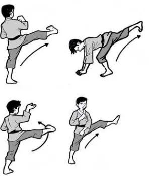 Gambar 4.20 Serangan kaki