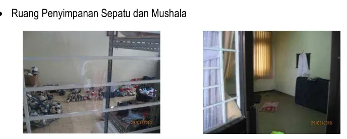 Gambar 2.14  R.Sepatu dan Mushala 