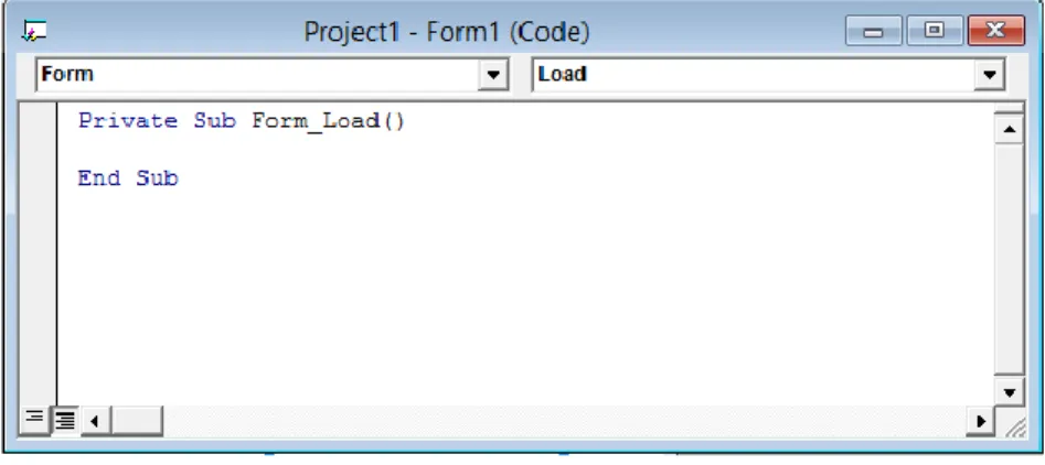 Gambar 2.5. Tampilan code Windows 