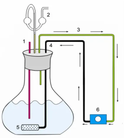 Gambar 2. Skema fermentor yang digunakan di dalam penelitian 