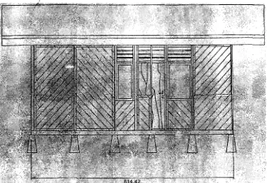 Gambar 6. Desain tampak rumah tahan gempa pre-pabrikasi 