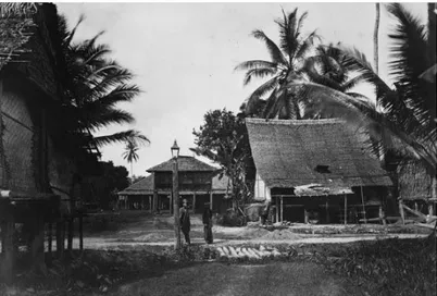 Gambar 1.4 - Istana Sultan Deli di Labuhan 1870  (Sumber: Tembakaudeli.bolgspot.co.id)  