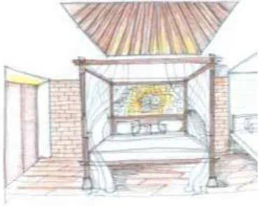 Gambar 4. Tampilan Eksterior Vila 