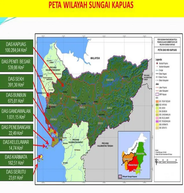 Tabel 2.2:  Daerah Aliran Sungai (DAS) di Wilayah Kabupaten/Kota 